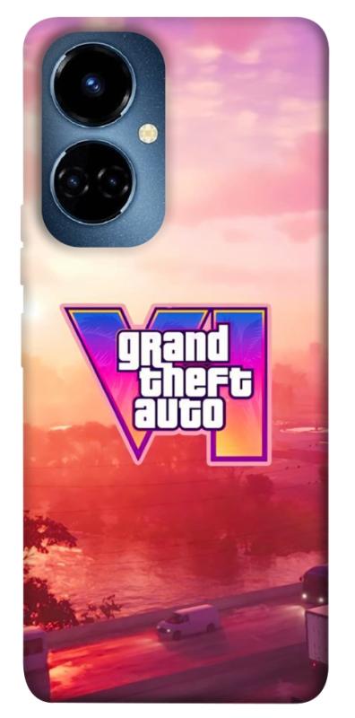 Чохол itsPrint GTA VI Vice City для TECNO Camon 19 (CI6n) / 19 Pro (CI8n), ігри, купити оптом з доставкою