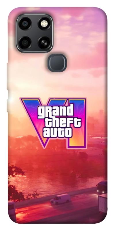 Чохол itsPrint GTA VI Vice City для Infinix Smart 6, ігри, купити оптом з доставкою
