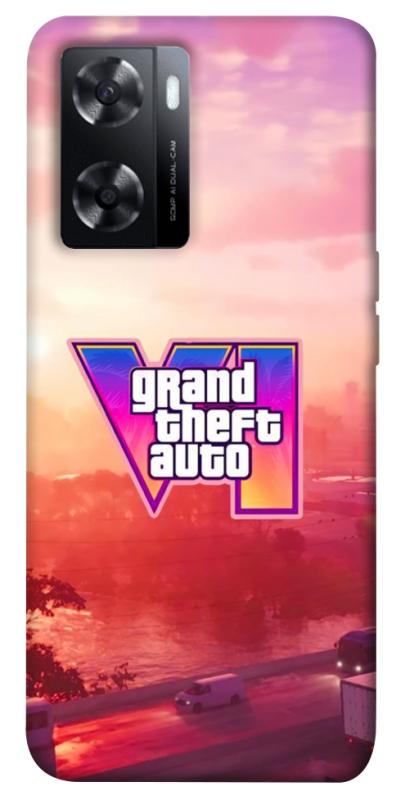 Чохол itsPrint GTA VI Vice City для Oppo A57s, ігри, купити оптом з доставкою