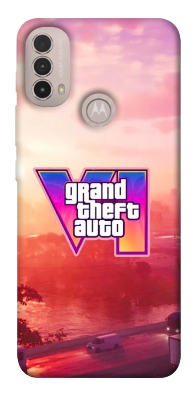 Чохол itsPrint GTA VI Vice City для Motorola Moto E40, ігри, купити оптом з доставкою