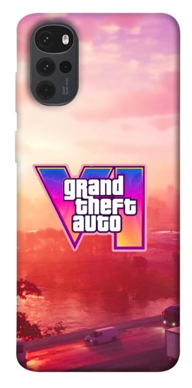 Чохол itsPrint GTA VI Vice City для Motorola Moto G22, ігри, купити оптом з доставкою