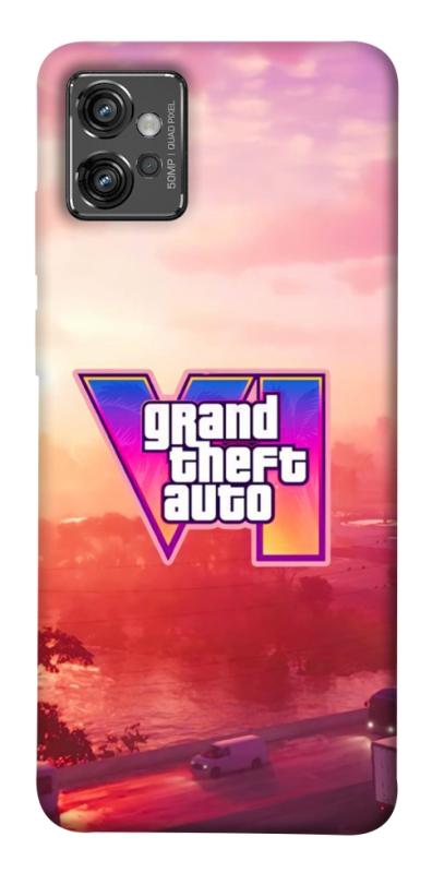 Чохол itsPrint GTA VI Vice City для Motorola Moto G32, ігри, купити оптом з доставкою