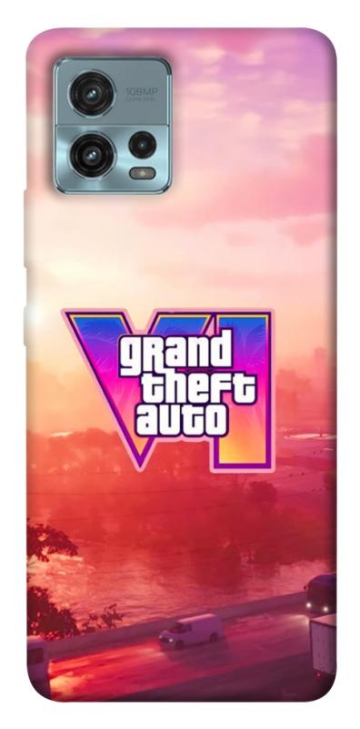 Чохол itsPrint GTA VI Vice City для Motorola Moto G72, ігри, купити оптом з доставкою