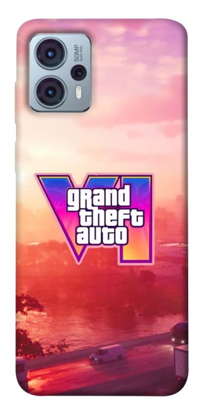Чохол itsPrint GTA VI Vice City для Motorola Moto G23, ігри, купити оптом з доставкою