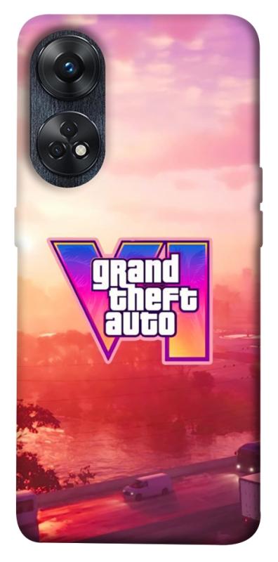 Чохол itsPrint GTA VI Vice City для Oppo Reno 8 T 4G, ігри, купити оптом з доставкою