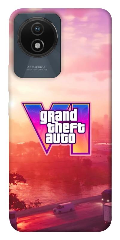 Чохол itsPrint GTA VI Vice City для Vivo Y02, ігри, купити оптом з доставкою