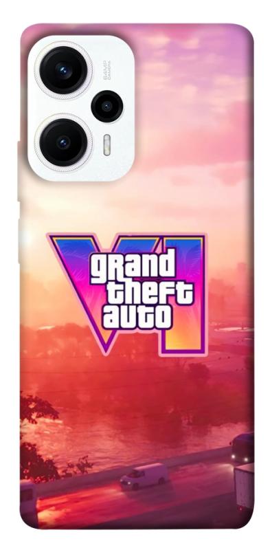 Чохол itsPrint GTA VI Vice City для Xiaomi Poco F5 / Note 12 Turbo, ігри, купити оптом з доставкою