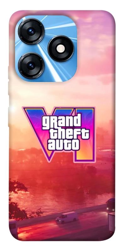 Чохол itsPrint GTA VI Vice City для TECNO Spark 10 Pro, ігри, купити оптом з доставкою