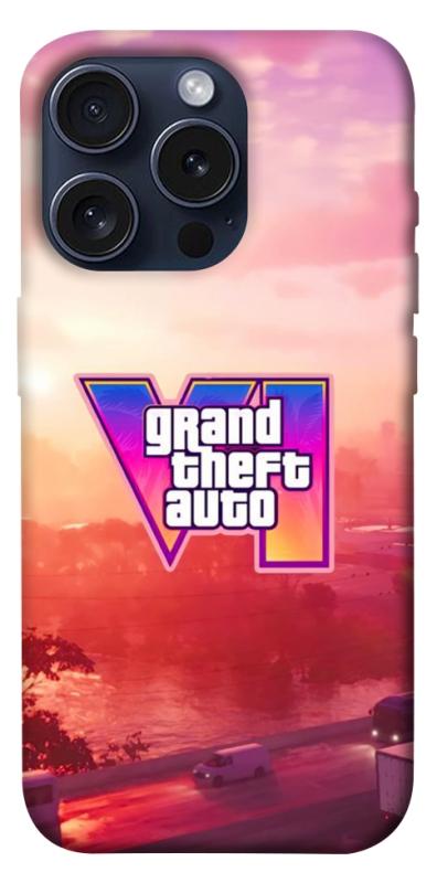 Чохол itsPrint GTA VI Vice City для Apple iPhone 15 Pro (6.1"), ігри, купити оптом з доставкою