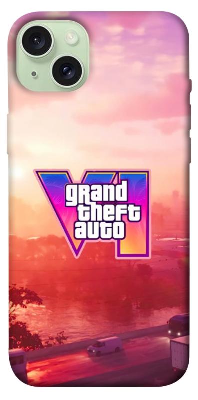 Чехол itsPrint GTA VI Vice City для Apple iPhone 15 Plus (6.7"), игры, купить оптом с доставкой