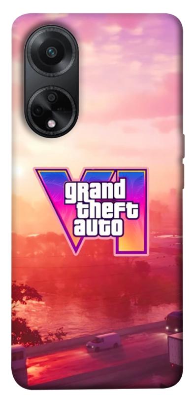 Чохол itsPrint GTA VI Vice City для Oppo A98, ігри, купити оптом з доставкою