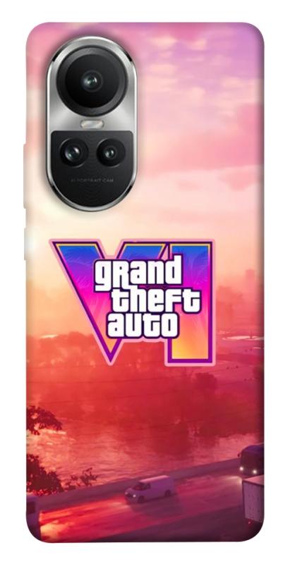 Чохол itsPrint GTA VI Vice City для Oppo Reno 10, ігри, купити оптом з доставкою
