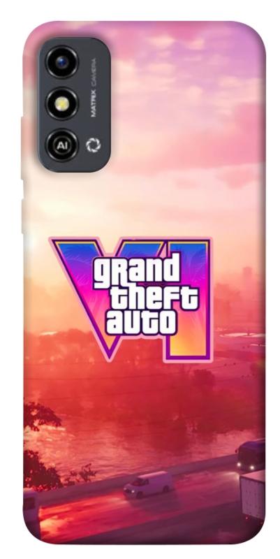 Чохол itsPrint GTA VI Vice City для ZTE Blade A53, ігри, купити оптом з доставкою