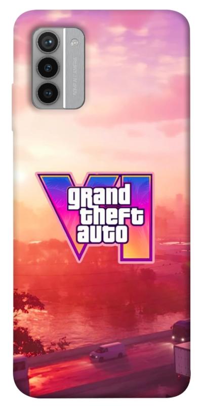 Чохол itsPrint GTA VI Vice City для Nokia G42, ігри, купити оптом з доставкою