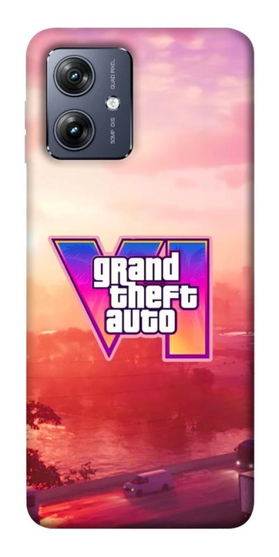 Чохол itsPrint GTA VI Vice City для Motorola Moto G54, ігри, купити оптом з доставкою
