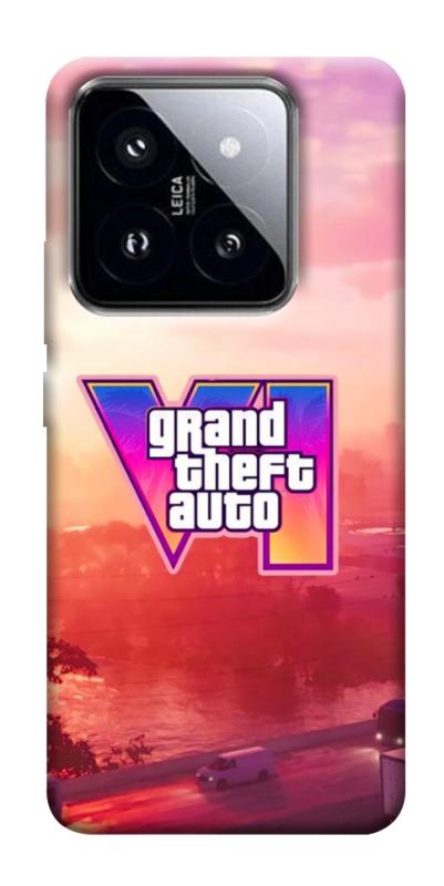 Чохол itsPrint GTA VI Vice City для Xiaomi 14 Pro, ігри, купити оптом з доставкою