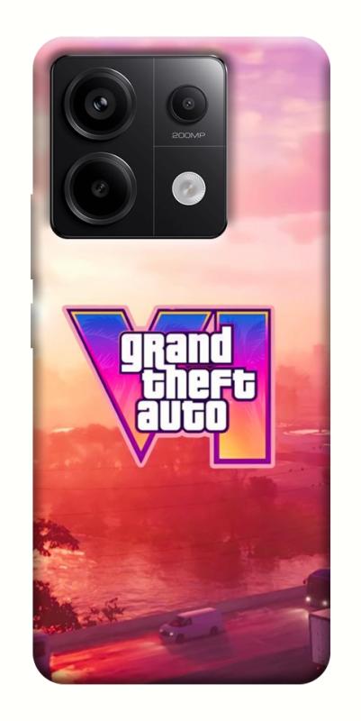 Чохол itsPrint GTA VI Vice City для Xiaomi Redmi Note 13 Pro 4G, ігри, купити оптом з доставкою