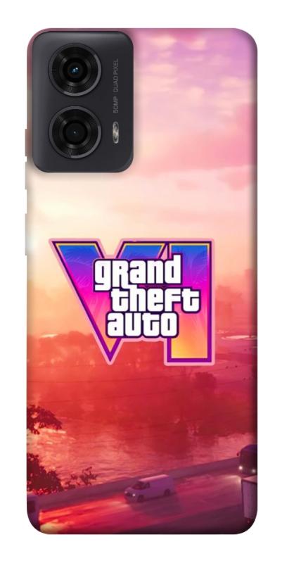 Чехол itsPrint GTA VI Vice City для Motorola Moto G24, игры, купить оптом с доставкой