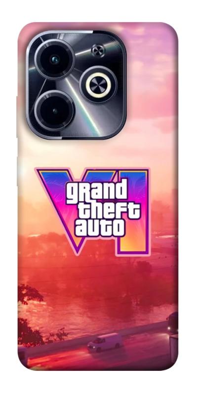 Чохол itsPrint GTA VI Vice City для Infinix Hot 40i, ігри, купити оптом з доставкою