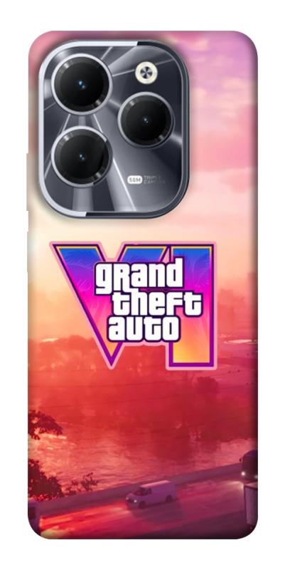 Чохол itsPrint GTA VI Vice City для Infinix Hot 40, ігри, купити оптом з доставкою