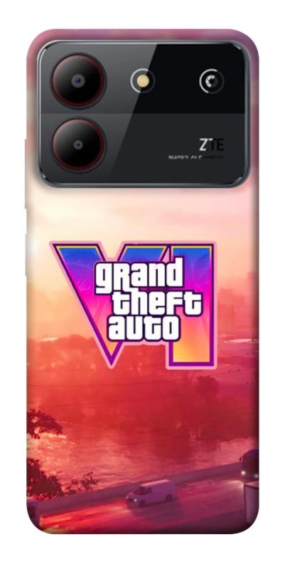Чохол itsPrint GTA VI Vice City для ZTE Blade A54 4G, ігри, купити оптом з доставкою