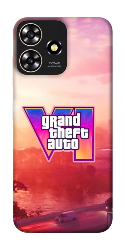 Чохол itsPrint GTA VI Vice City для ZTE Blade A73 4G, ігри, купити оптом з доставкою