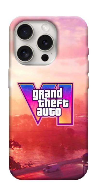 Чехол itsPrint GTA VI Vice City для Apple iPhone 16 Pro (6.3"), игры, купить оптом с доставкой