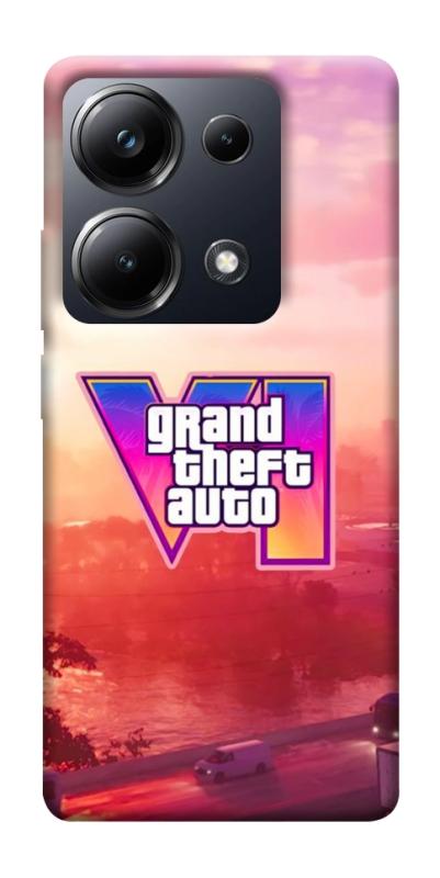 Чохол itsPrint GTA VI Vice City для Xiaomi Redmi 13 4G / Poco M6 4G, ігри, купити оптом з доставкою