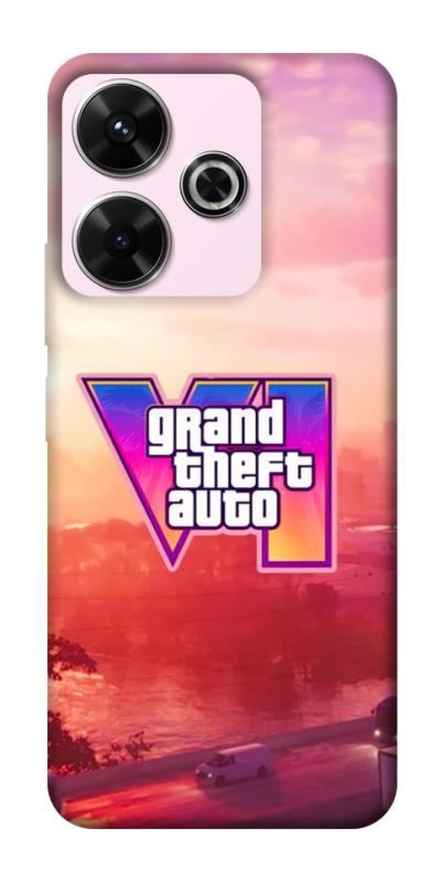 Чохол itsPrint GTA VI Vice City для Xiaomi Redmi 13 4G / Poco M6 4G, ігри, купити оптом з доставкою