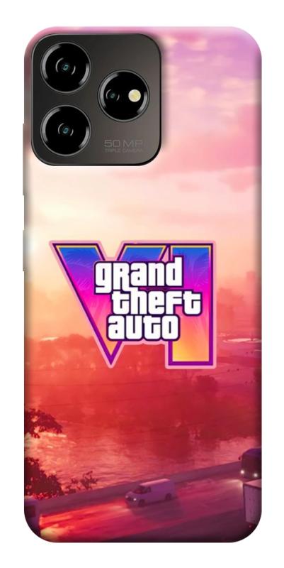 Чехол itsPrint GTA VI Vice City для ZTE Blade V50 Desing 4G, игры, купить оптом с доставкой