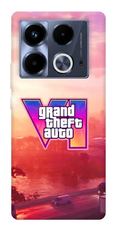 Чохол itsPrint GTA VI Vice City для Infinix Note 40 4G, ігри, купити оптом з доставкою