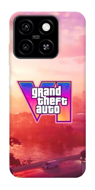 Чохол itsPrint GTA VI Vice City для ZTE Blade A55 4G, ігри, купити оптом з доставкою