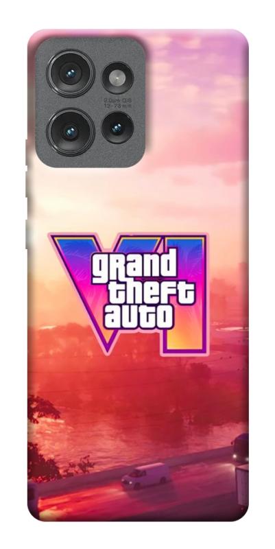 Чохол itsPrint GTA VI Vice City для Motorola Edge 50, ігри, купити оптом з доставкою