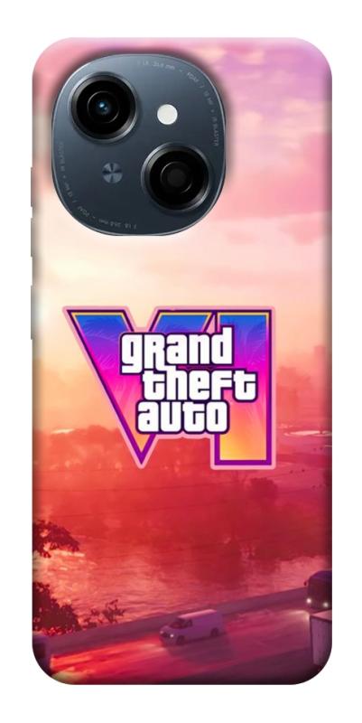 Чехол itsPrint GTA VI Vice City для TECNO Spark Go 1, игры, купить оптом с доставкой
