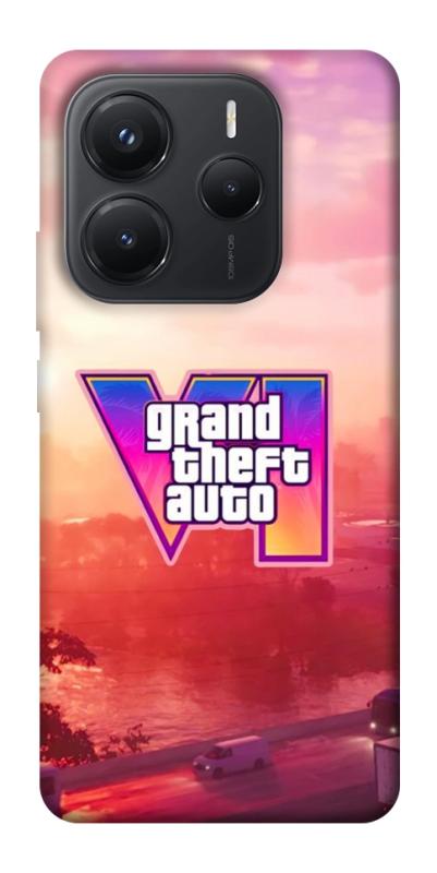 Чохол itsPrint GTA VI Vice City для Xiaomi Redmi Note 14 5G, ігри, купити оптом з доставкою