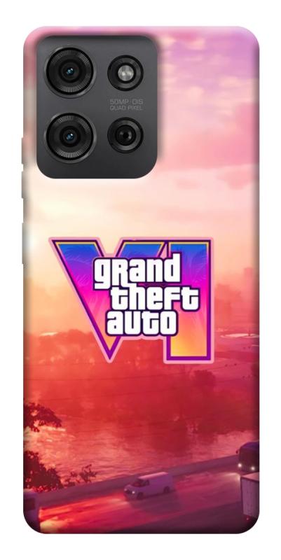 Чехол itsPrint GTA VI Vice City для Motorola Moto G75 5G, игры, купить оптом с доставкой