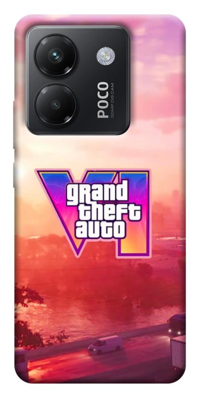 Чохол itsPrint GTA VI Vice City для Xiaomi Poco M7 Pro 5G, ігри, купити оптом з доставкою