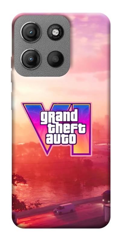 Чехол itsPrint GTA VI Vice City для Motorola Moto G15 4G, игры, купить оптом с доставкой