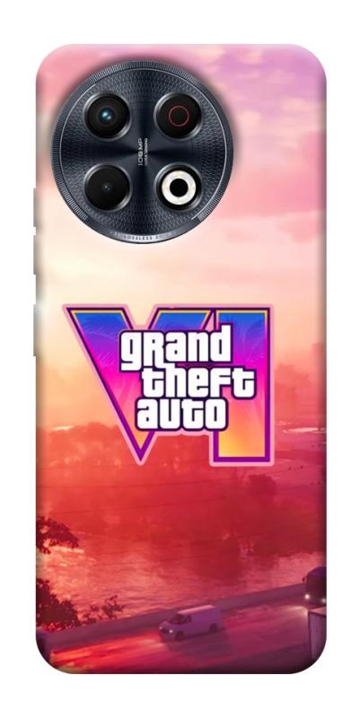 Чехол itsPrint GTA VI Vice City для TECNO Spark 30 Pro (KL7), игры, купить оптом с доставкой