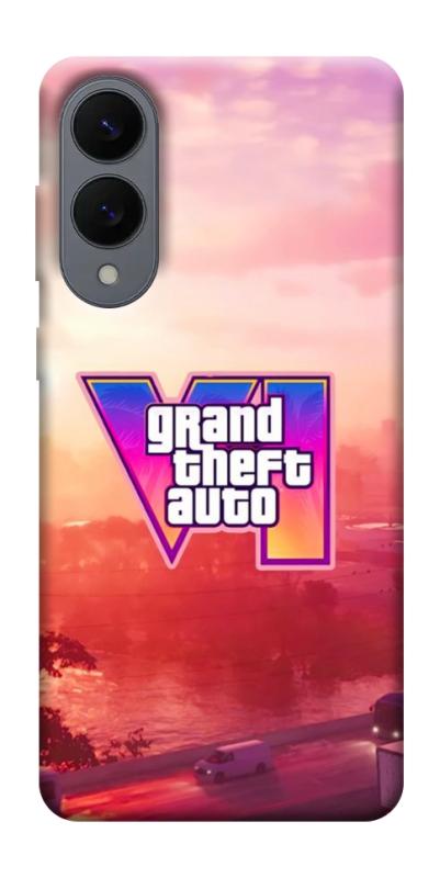 Чехол itsPrint GTA VI Vice City для Samsung Galaxy S25 Edge, игры, купить оптом с доставкой