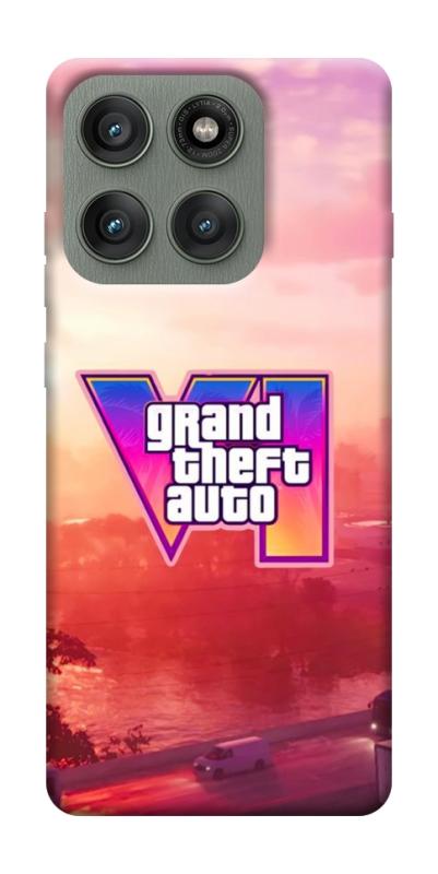 Чехол itsPrint GTA VI Vice City для Motorola Edge 60 Pro, игры, купить оптом с доставкой
