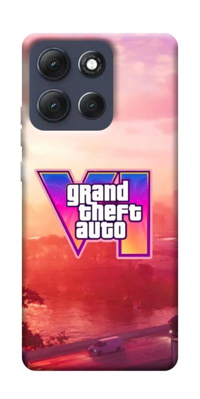 Чехол itsPrint GTA VI Vice City для Motorola Moto G86 Power, игры, купить оптом с доставкой