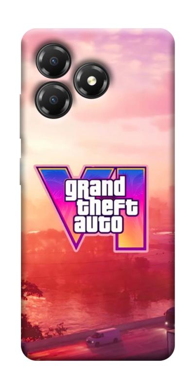 Чехол itsPrint GTA VI Vice City для ZTE Blade A36, игры, купить оптом с доставкой