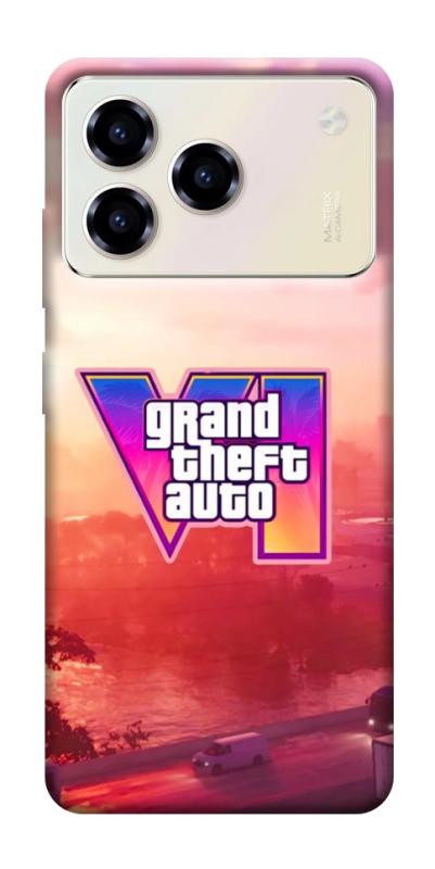 Чехол itsPrint GTA VI Vice City для ZTE Blade A76, игры, купить оптом с доставкой