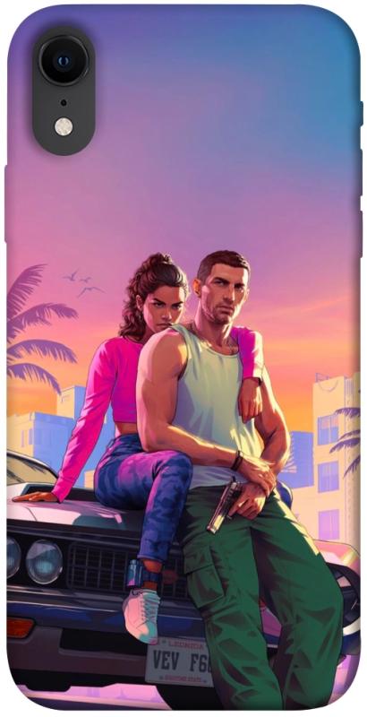 Чехол itsPrint GTA VI Heroes для Apple iPhone XR (6.1"), игры, купить оптом с доставкой