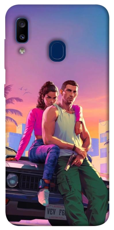 Чехол itsPrint GTA VI Heroes для Samsung Galaxy A20 / A30, игры, купить оптом с доставкой