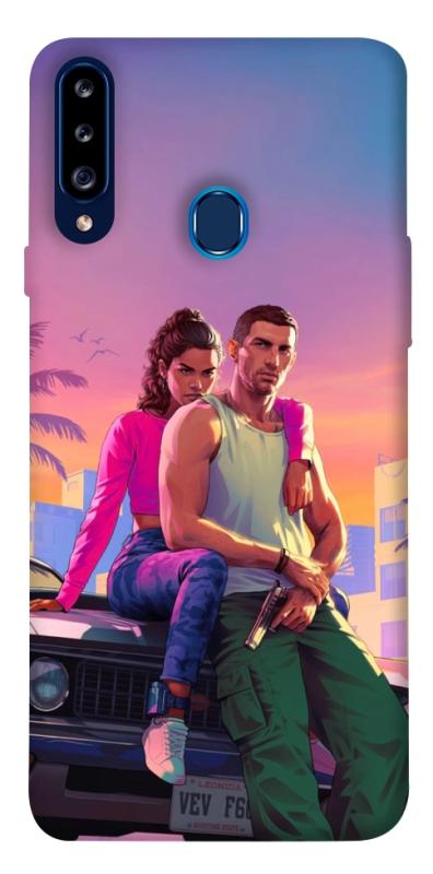 Чехол itsPrint GTA VI Heroes для Samsung Galaxy A20s, игры, купить оптом с доставкой