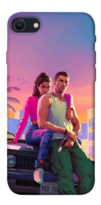 Чохол itsPrint GTA VI Heroes для Apple iPhone SE (2020), ігри, купити оптом з доставкою