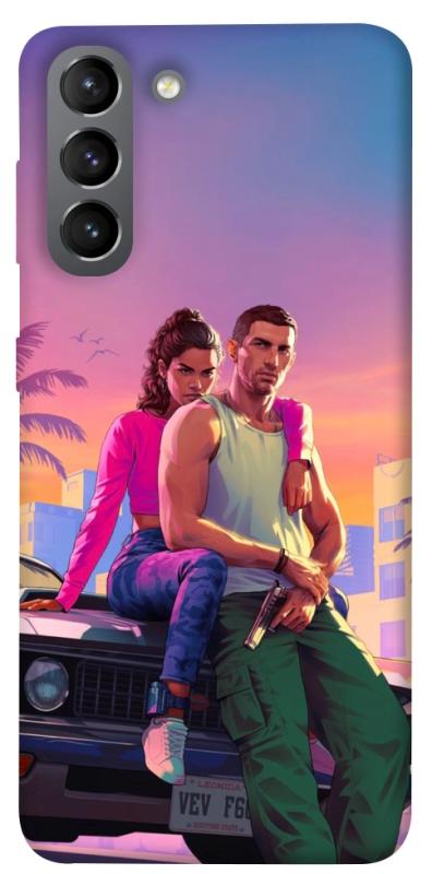 Чехол itsPrint GTA VI Heroes для Samsung Galaxy S21, игры, купить оптом с доставкой