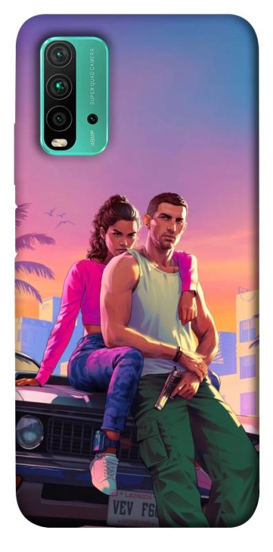 Чохол itsPrint GTA VI Heroes для Xiaomi Redmi Note 9 4G / Redmi 9 Power / Redmi 9T, ігри, купити оптом з доставкою